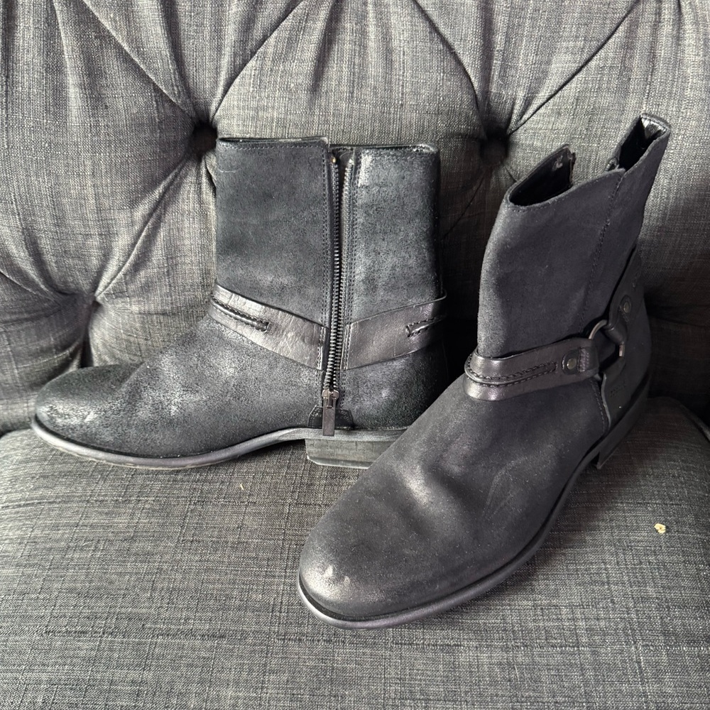Aldo Men's ASUWEN Suede Dress Boots in Black Size 9